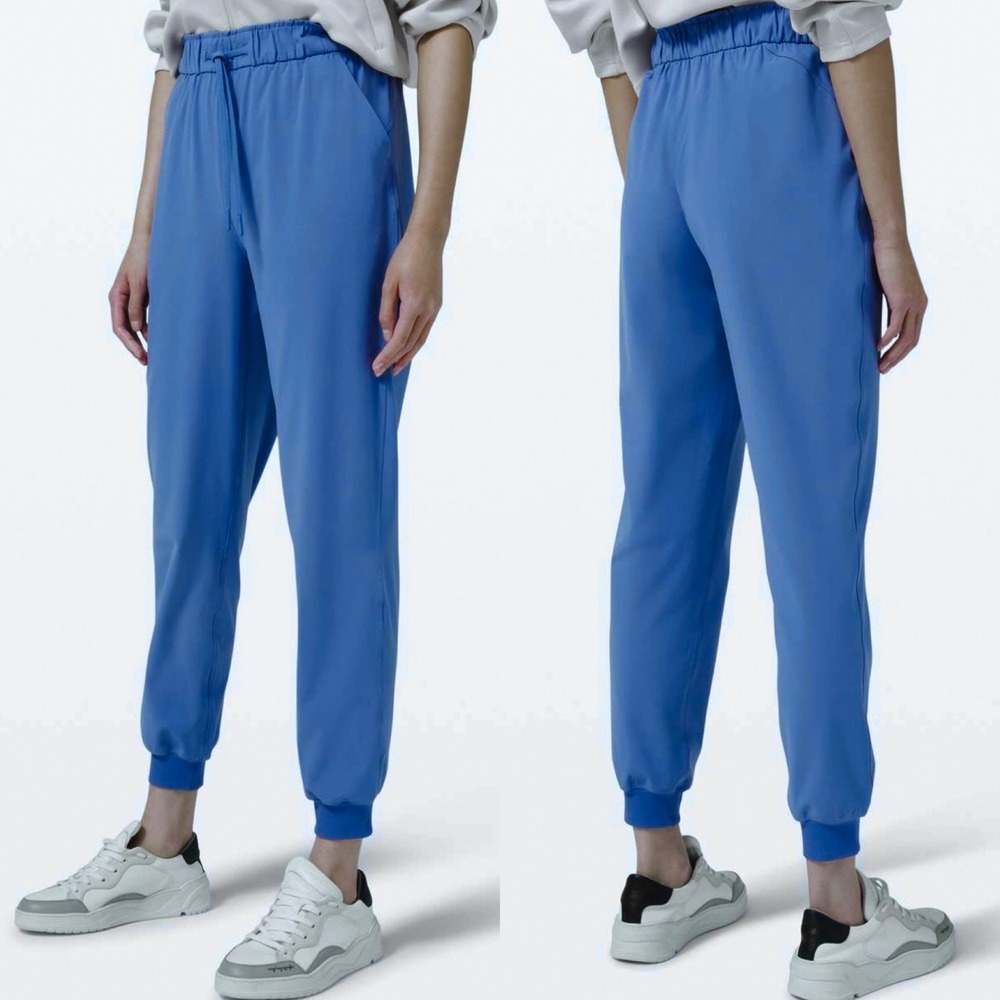 Lululemon Keep Moving Joggers Blue Womens Size 14‎ Relaxed Fit Nulu Luxtreme Run